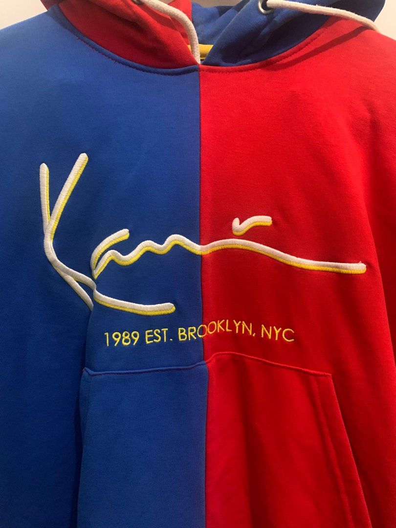 Karl Kani Signature Block hoodie with embroidered logo and