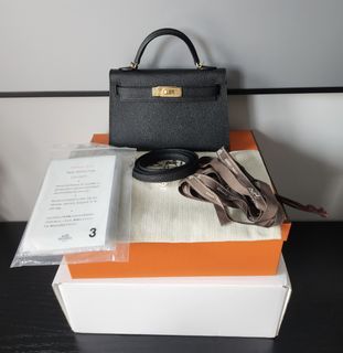 Hermes Kelly 25cm Bag Epsom Calfskin Leather Gold Hardware, M3
