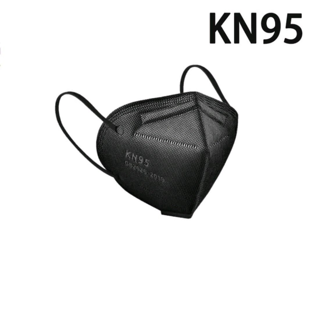 KN95 Mask Black, Health & Nutrition, Face Masks & Face Shields on