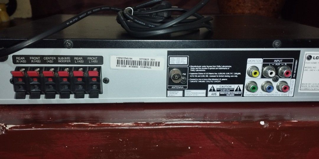 LG DVD Home Theater (HT356SD), Audio, Soundbars, Speakers & Amplifiers