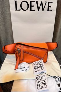 Loewe Mini Puzzle Unisex  Bumbag in Orange color- Brand new