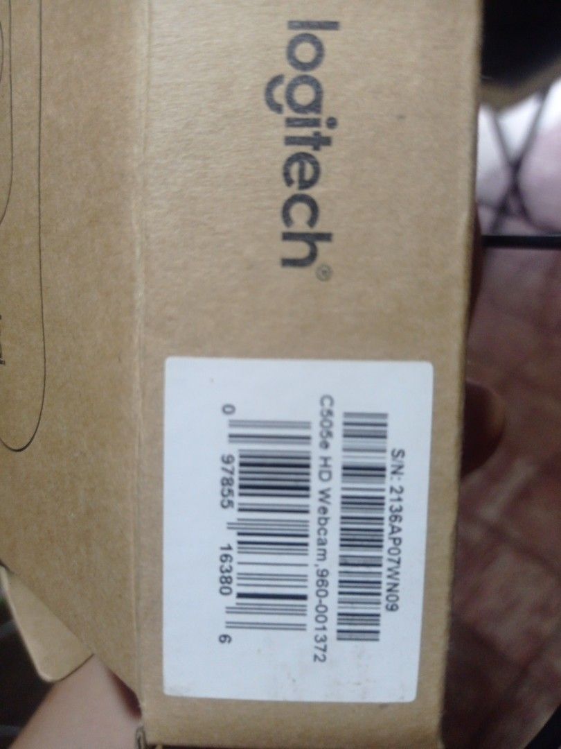 Part Number Logitech Box Sample Logitech, Computers & Tech, Parts & Accessories, Webcams on Carousell