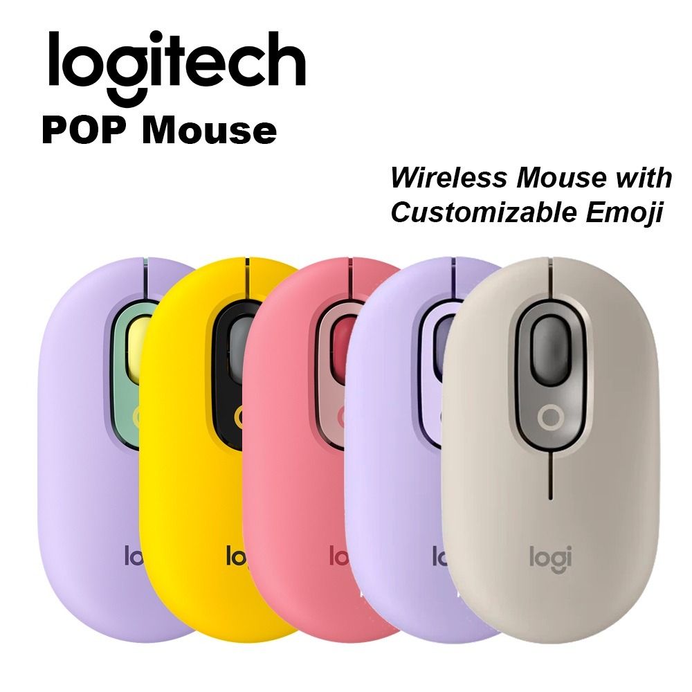 Logitech Pop Wireless Mouse Customizable Emojis (NEW SEALED), Computers ...