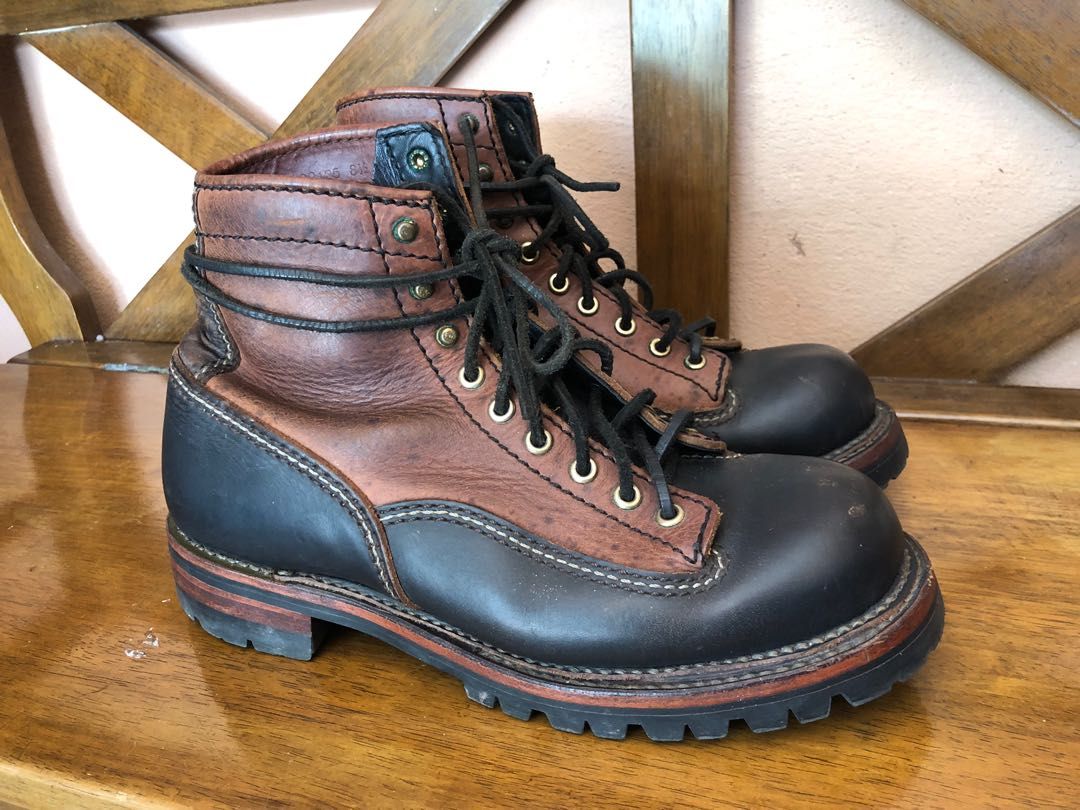 Logger boots with vibram soles hot sale
