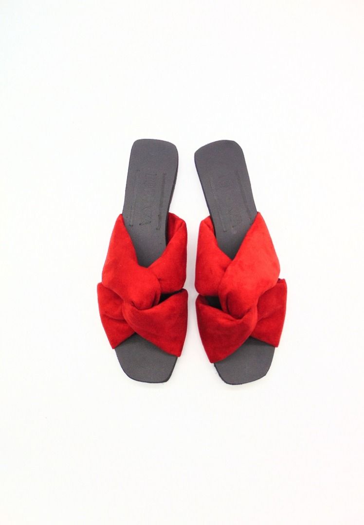 LO'RENZA - Sandy Flat Slides, Women's Fashion, Footwear, Flats ...
