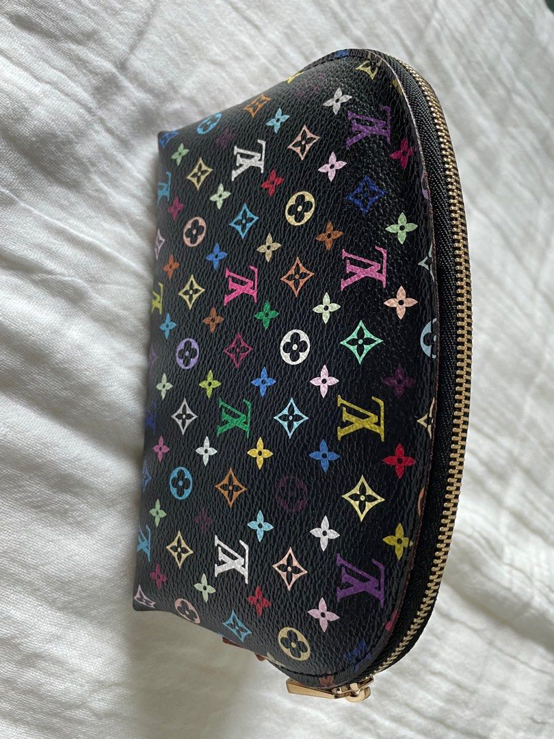 Louis Vuitton LV Cosmetic Pouch Multicolor, Luxury, Accessories on Carousell