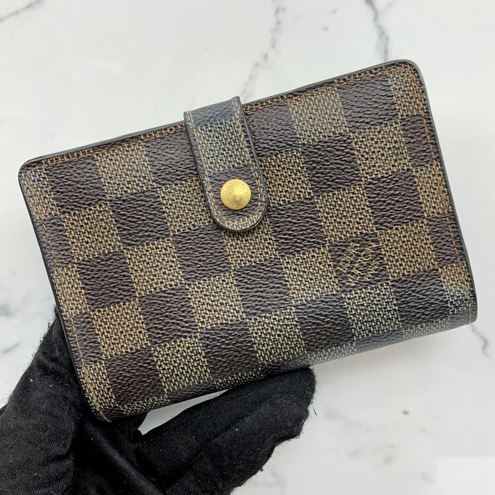 Louis Vuitton Damier Ebene French Purse, Luxury, Bags & Wallets on Carousell