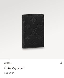 Luxury Pocket Organizer Monogram Eclipse NM Grey (2020)