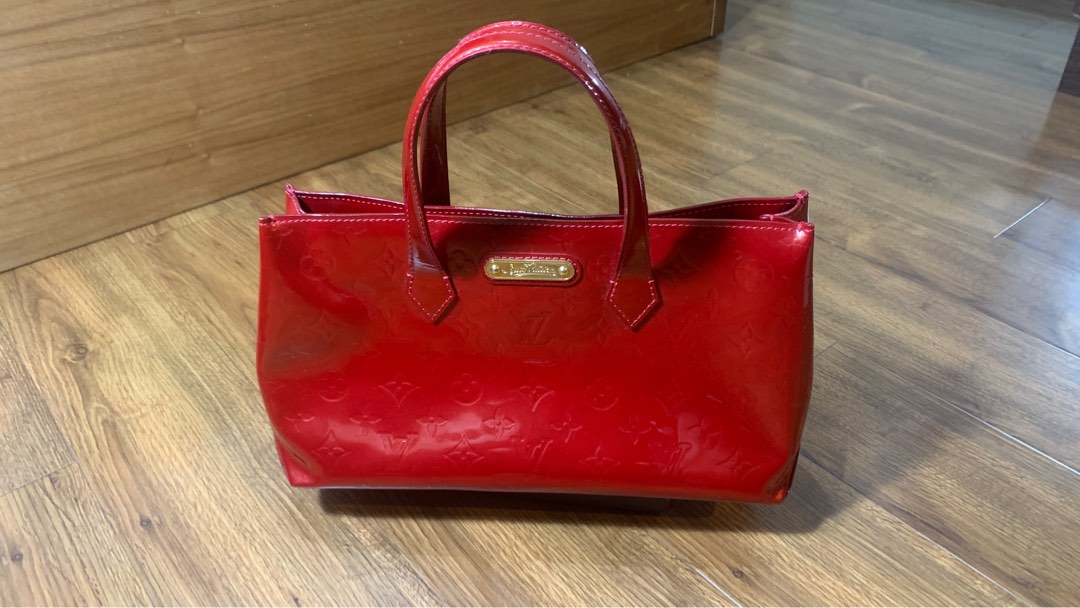 Louis Vuitton // Burgundy Vernis Wilshire Bag – VSP Consignment