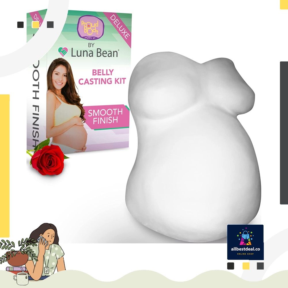 Luna Bean Belly Cast Kit Pregnancy Casting Kit Smooth Mom to