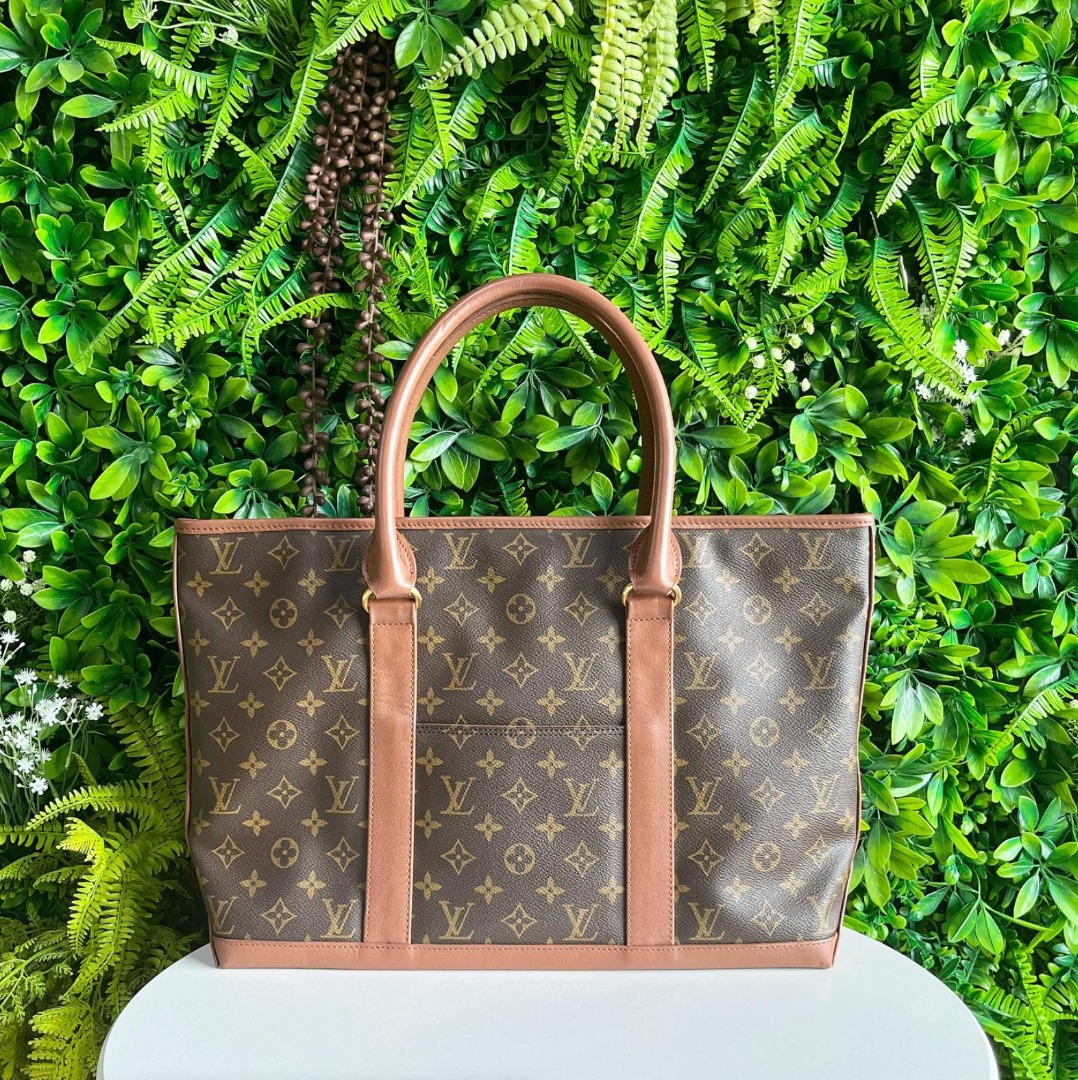 Vintage Louis Vuitton Monogram Sac Weekend PM LV Tote Hand Bag