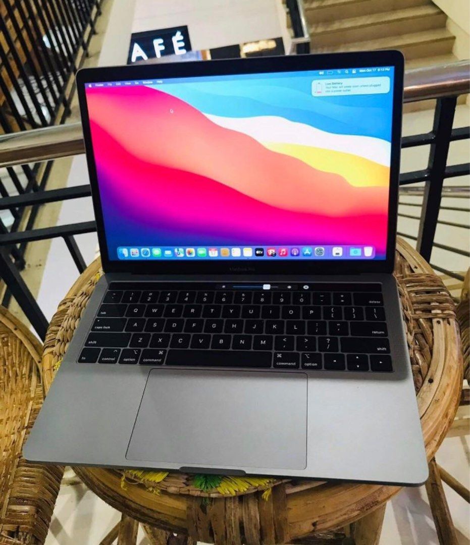 Macbook Pro TouchBar 2018 8GB RAM 512 SSD (Category: Laptops & Notebooks) located in San Juan City. Submitted by Karl_Mathew (Listing ID 1237575131, Image 1). Description: Macbook Pro TouchBar 2018 8GB RAM 512 SSD Quick Specs; Processor: 2.3 GHz Core i5 Memory: 8GB RAM Storage: 512 SSD Flash Storage INCLUSION ▫️UNIT ITSELF ▫️CHAGER Good As New Good Performance Good Conditioning 98% Smoothness No Issue No History Of Repair All Ports Working Test A
