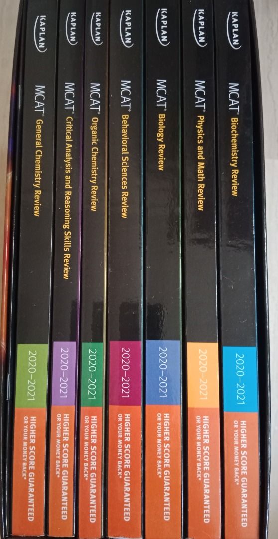 MCAT Kaplan Complete 7Book Subject Review + Quicksheets, Hobbies