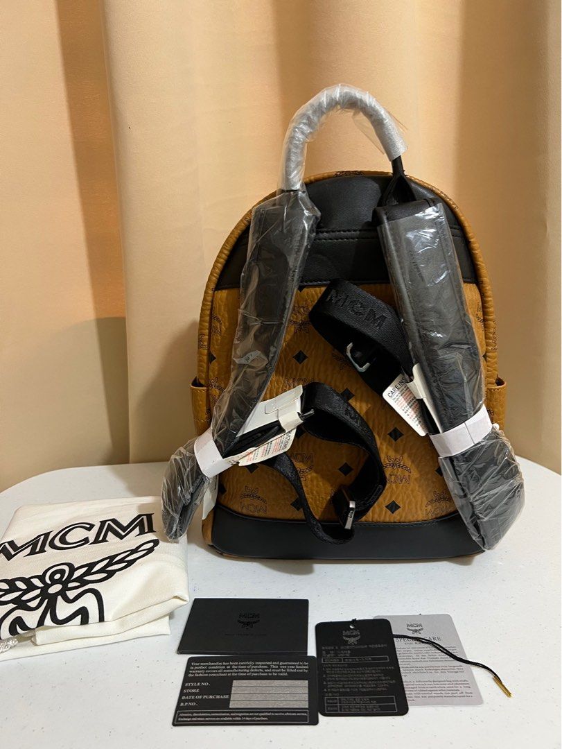 MCM Backpack with patches