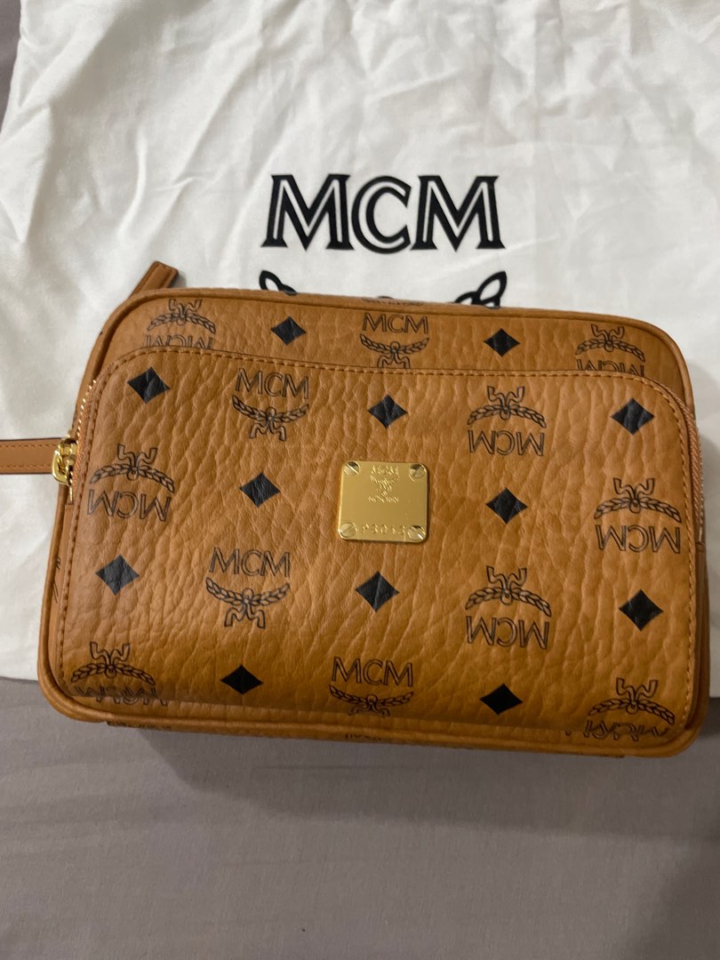 MCM Klassik Visetos Small Crossbody Bag, Women's Fashion, Bags ...