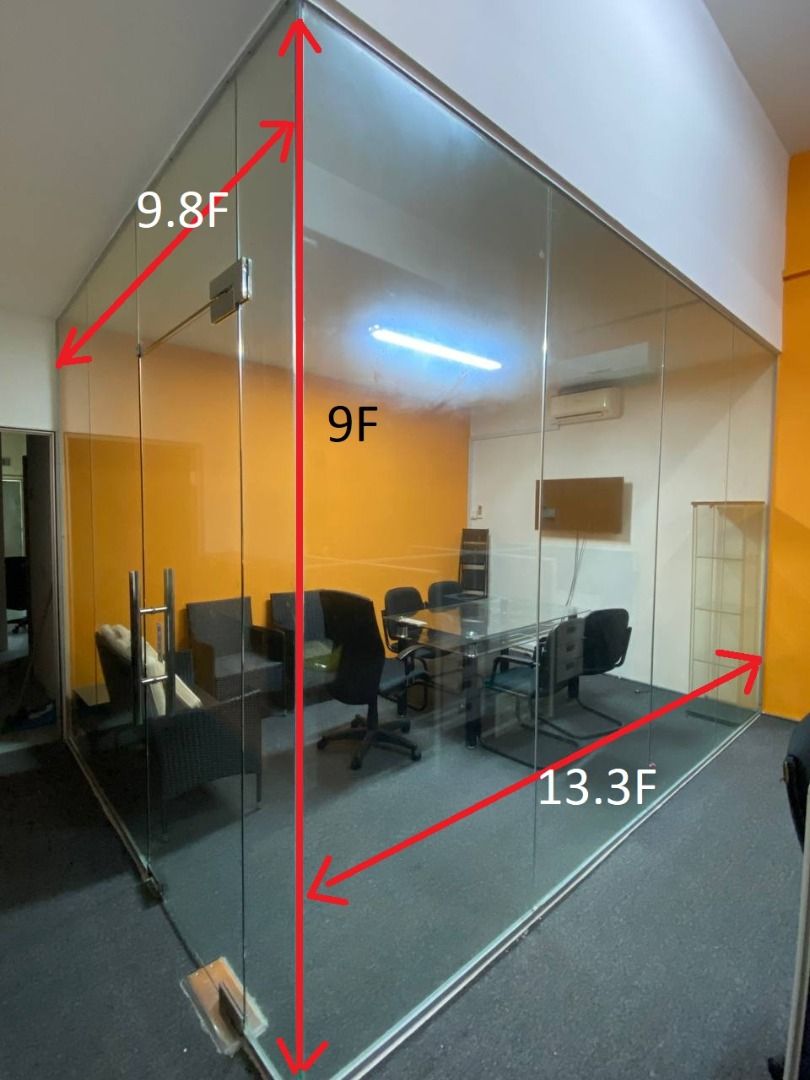 Meeting Room Partition, Furniture & Home Living, Home Decor, Mirrors on