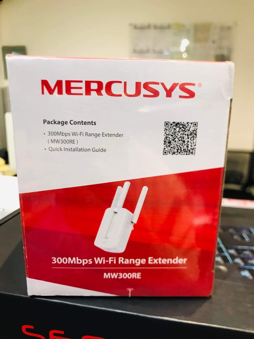 Mercusys MW300RE 300Mbps Wifi Range Extender, Wifi Extender, Wifi