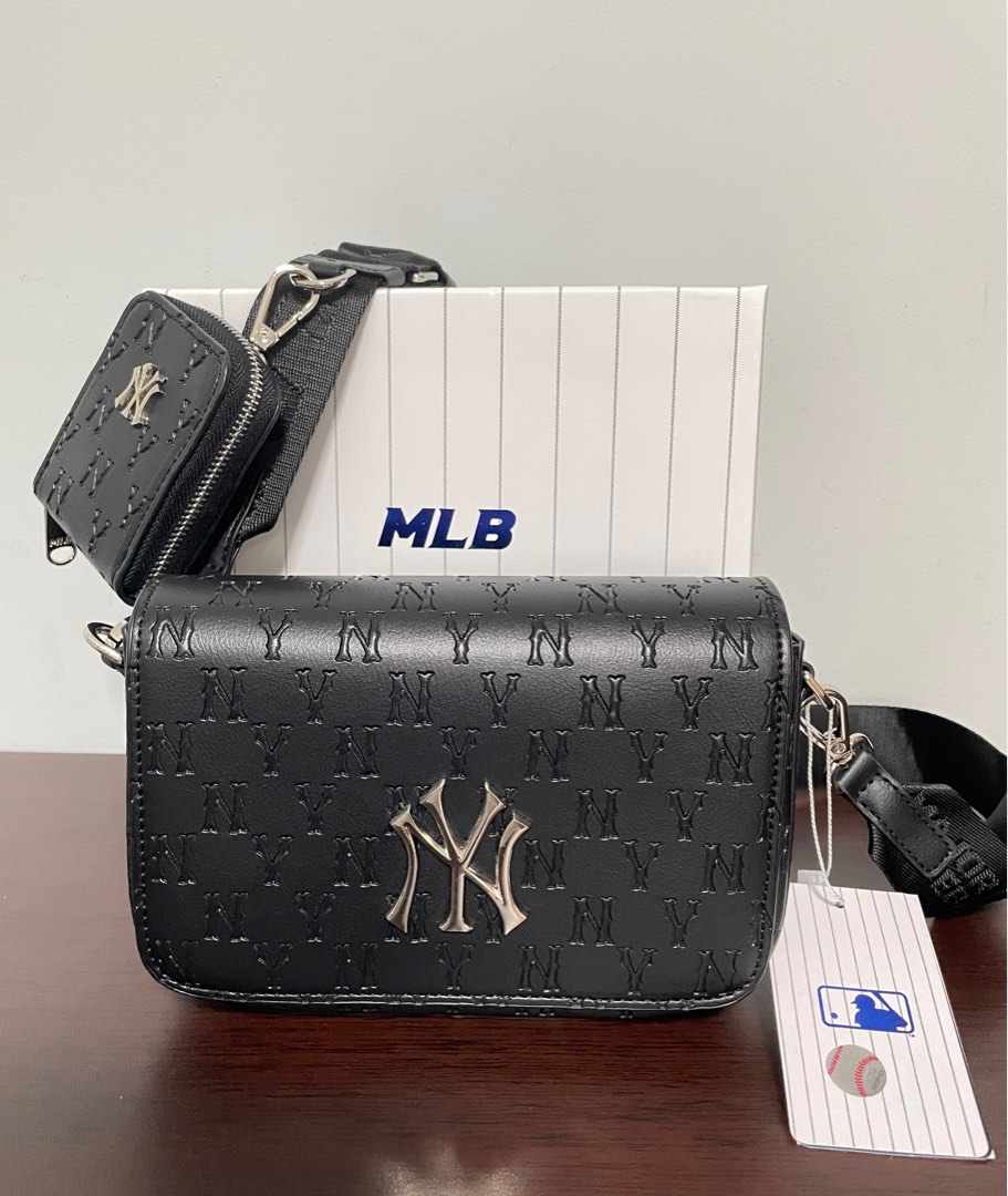 (In Stock) MLB Crossbody/Sling Bag-Black 3ACRS032N, Men's Fashion, Bags ...