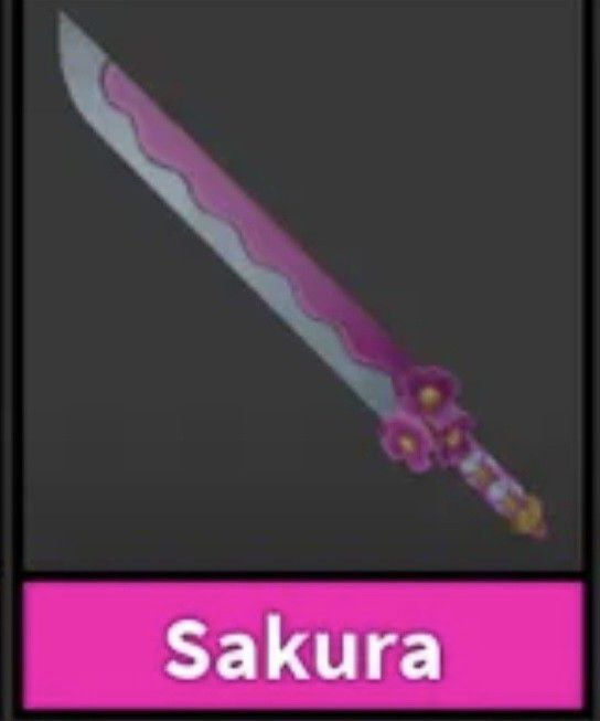 Mm2 Sakura knife for sale❤️, Video Gaming, Video Game Consoles, Others on  Carousell