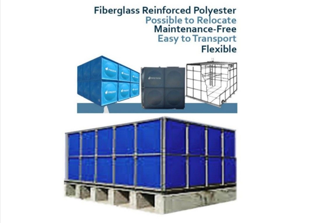 modular tank SS or FRP 1mt x 1mt panel (Category: Construction & Building Materials) located in Rizal. Submitted by aguavilla_rizal (Listing ID 1237566276, Image 2). Description: manufacturer of FRP modular tank.