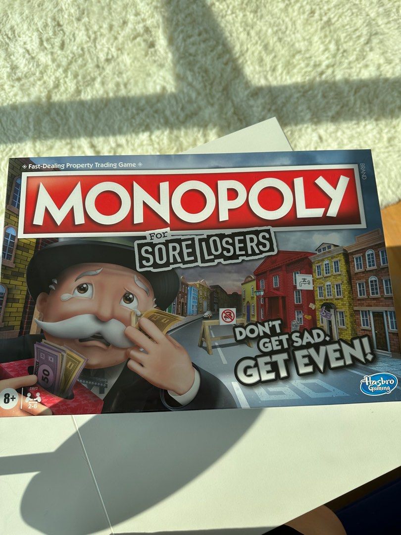 Monopoly for sore losers brand new, Hobbies & Toys, Toys & Games on