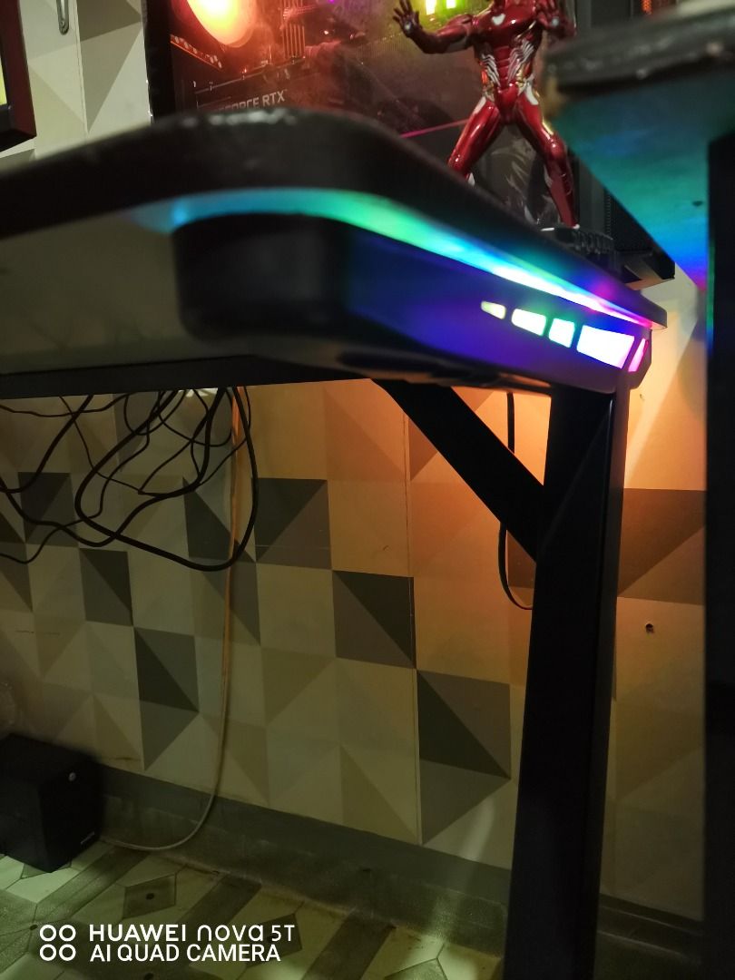 Musso Spider Series Gaming Chair, RGB Gaming Table and GALAX Prisma PR ...