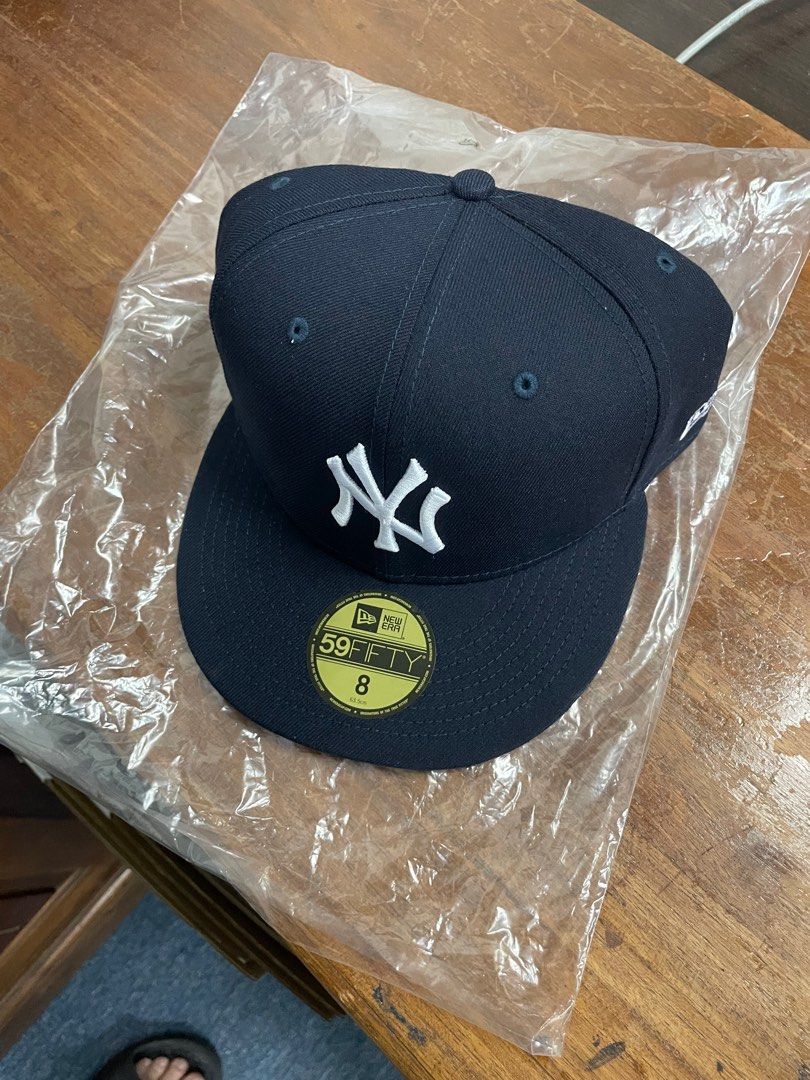 NY Yankees Nike Legacy 91 Fitted Navy Blue Baseball Cap Hat Med