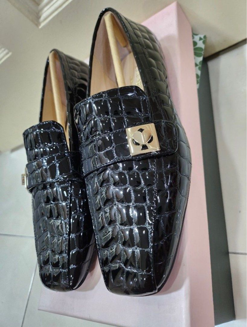 LOUIS VUITTON Monogram Dreamy Line Loafers Black Size 37 (US 6.5) - New