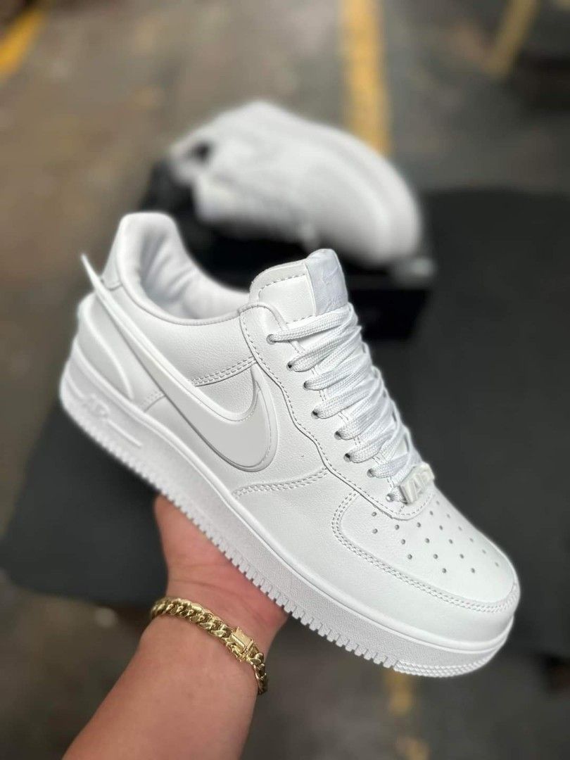 Nike Air force 1 low Triple white Ambush, Men's Fashion, Footwear ...