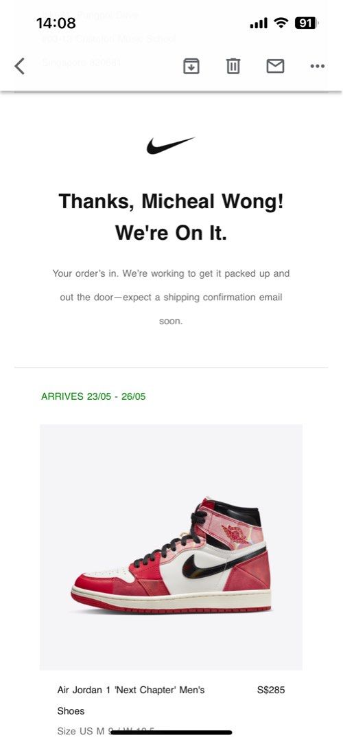 Next Chapter Man Nike Air Jordan 1 spiderman
