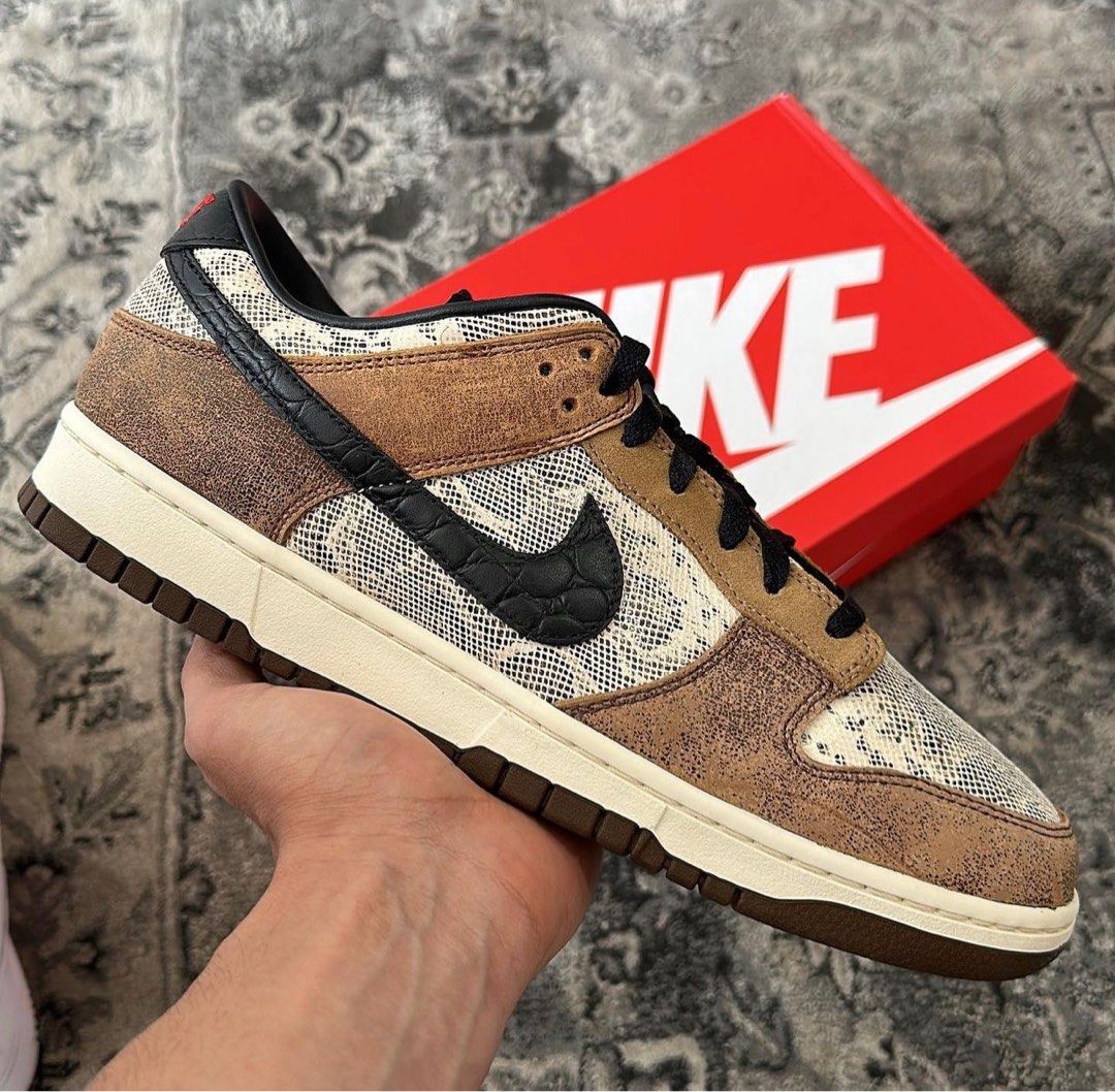 Nike Dunk Low Premium “CO.JP Brown Snakeskin” (Head 2 Head), Men's ...