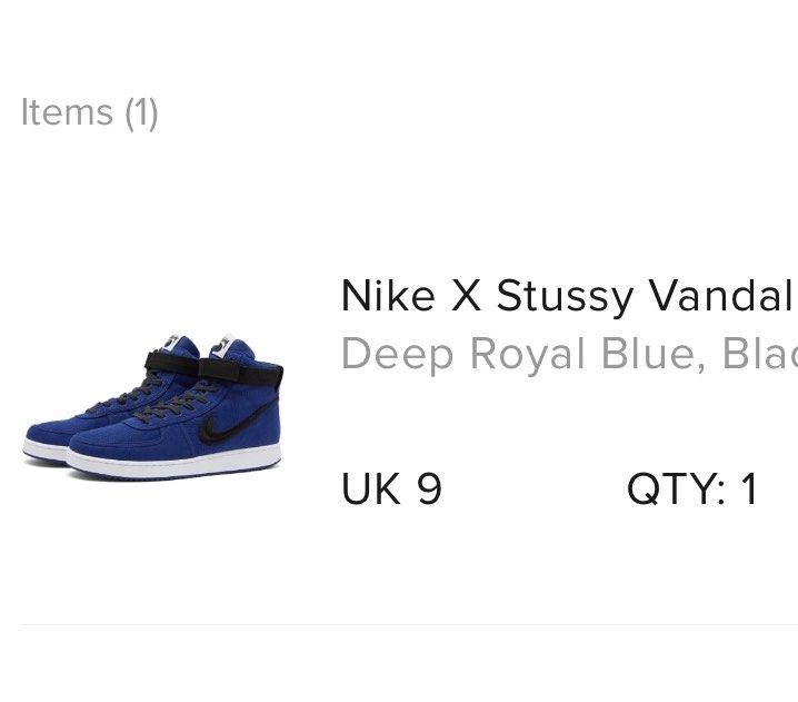 Nike x Stussy Vandal SP 'Deep Royal Blue