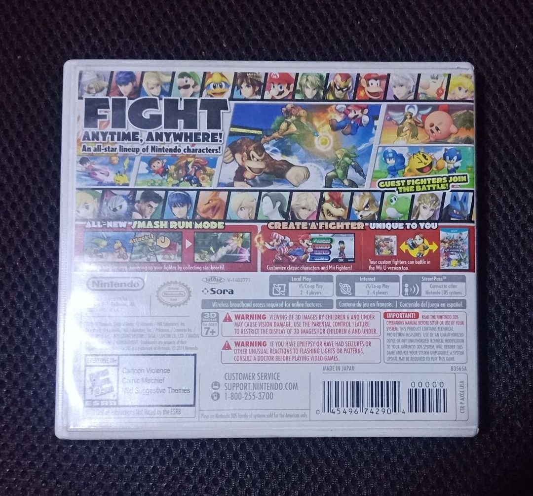 Nintendo 3ds games with case Video Gaming Video Games