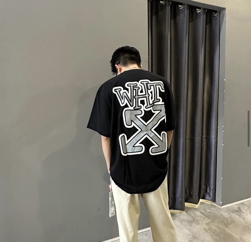 Off-White Arrow Tee, Men's Fashion, Tops & Sets, Tshirts & Polo