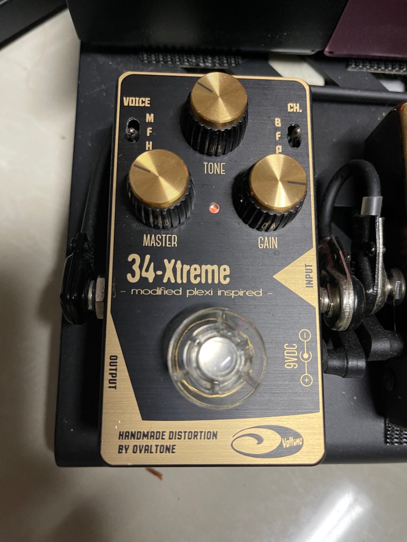 Ovaltone 34-Xtreme distortion guitar pedal, 興趣及遊戲, 音樂、樂器