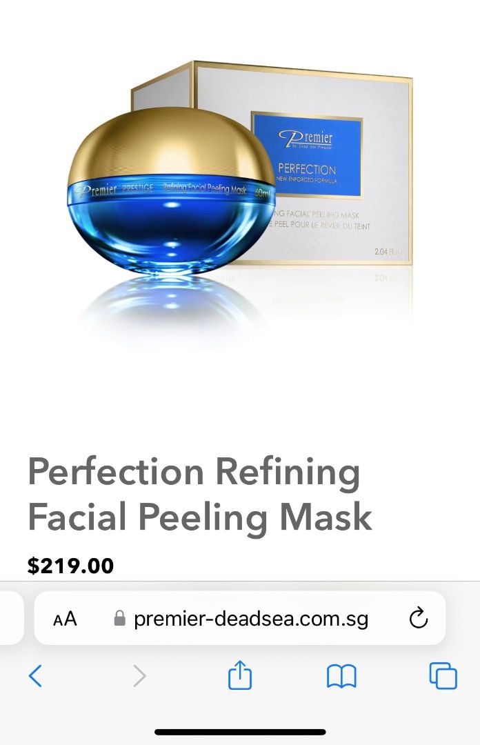 Perfection Facial Peeling Mask, Beauty & Personal Care, Face, Face Care ...