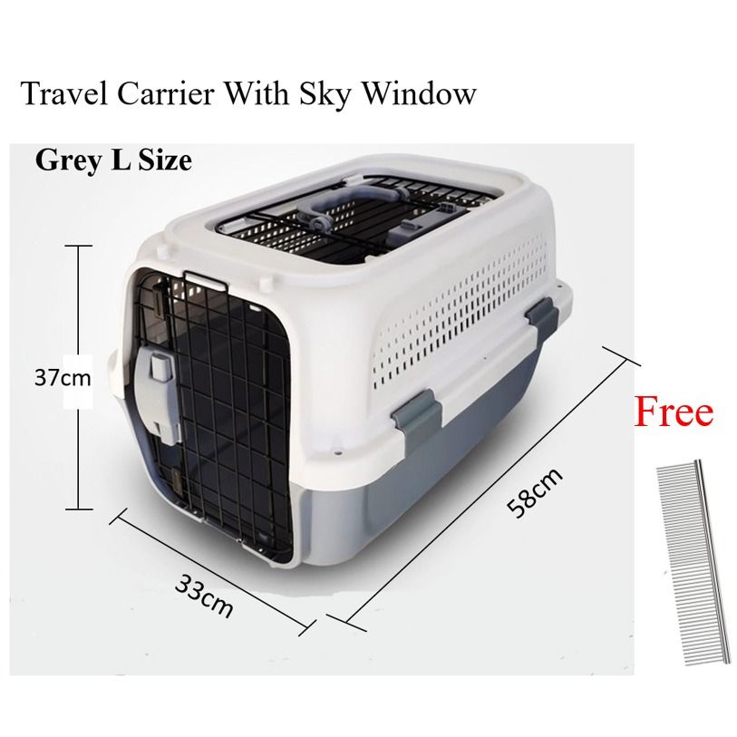 Portable cage clearance for cats