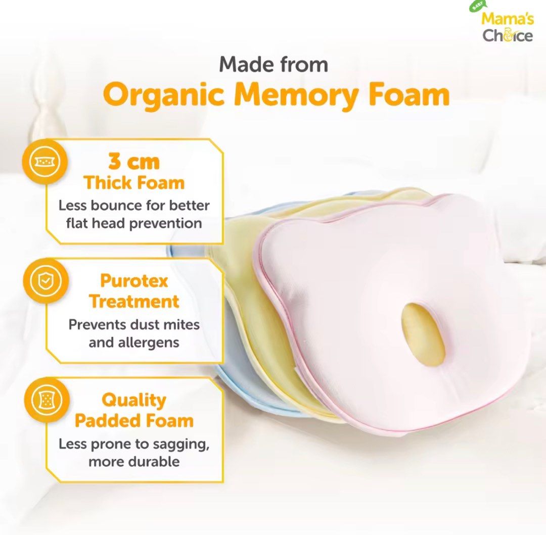 Pillow flat head prevention, Babies & Kids, Baby Nursery & Kids Furniture, Childrens' Beds on