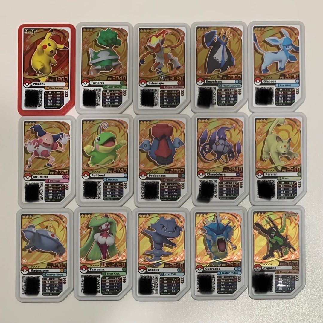 Pokemon Gaole 3 Stars Disks (Legend Part 3), Hobbies & Toys, Toys & Games  on Carousell