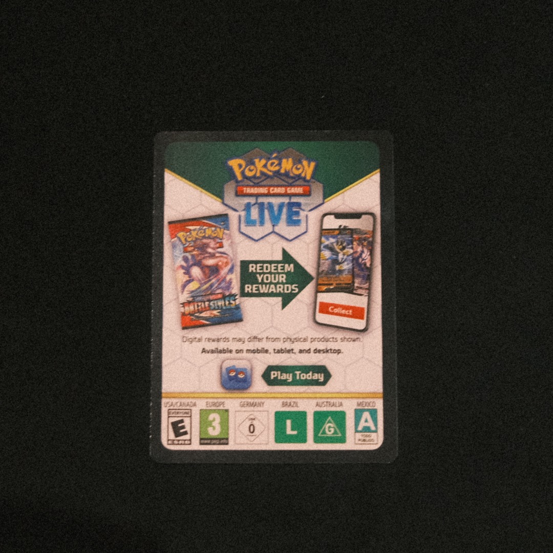 Pokemon Trading Card Game Code Cards (PTCG Code Cards), Hobbies & Toys