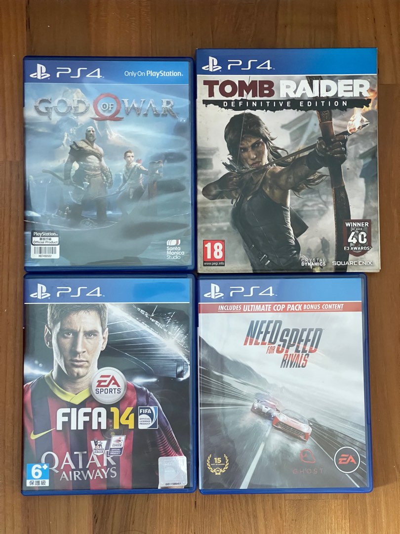 PS4 Games Clearance (God of War, Tomb Raider Definitive Edition
