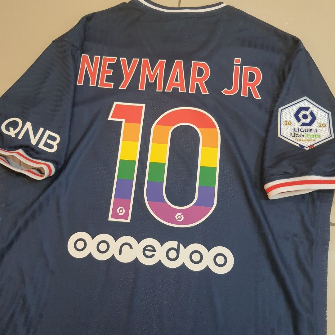 Maillot Nike PSG Neymar Jr 2019-2020 - Domicile, Taille M - Player Issue - Brésil