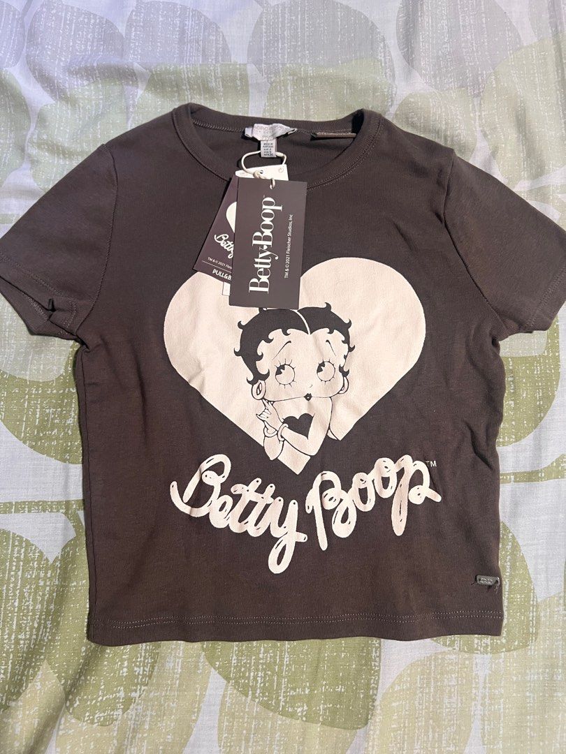 Pull Betty Boop Brodé Vintage - Taille M - 100% Acrylique - Blanc Crème - Neuf Avec étiquettes