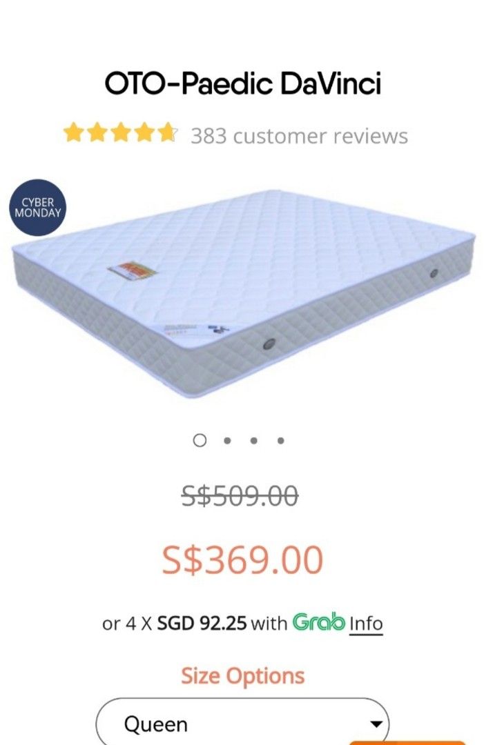 Queen Size Mattress Furniture Home Living Furniture Bed