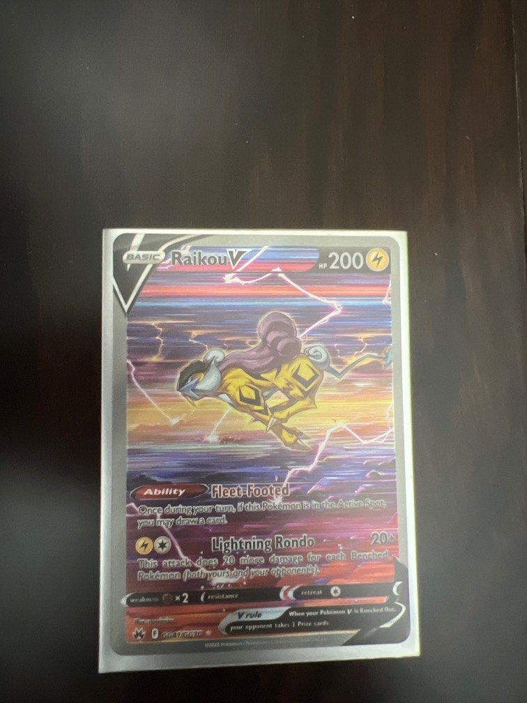 raikou v pokemon card value 48/172 |Vivid Imagination Cards and Collectibles this piece serves as a premier focal point for any high Japanese Pokemon Card Raikou V