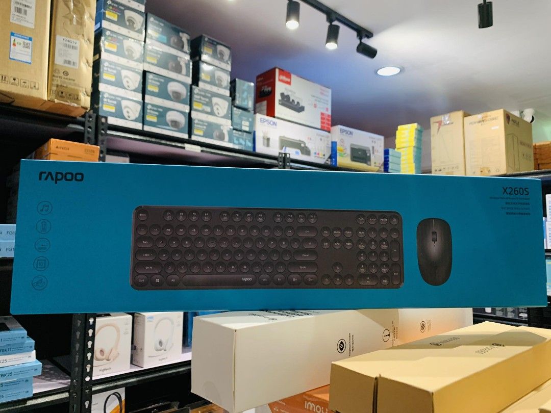💯Rapoo X260S Wireless Optical Mouse and Keyboard Combo White (Category: Computer Keyboard) located in Makati City. Submitted by techubstoreandaccessories (Listing ID 1237624669, Image 2). Description: Rapoo X260S Wireless Optical Mouse and Keyboard Combo White Onhand ready to ship‼️‼️ ✅BRANDNEW ORIGINAL & SEALED ✅ACTUAL PICTURE POSTED ✅ACCEPT WALK IN/PICK UP CLIENT (Mon-Fri 8am-7pm)( Saturday10am-4pm) 📍Location: Evangelista St. Makati City ✅ACC