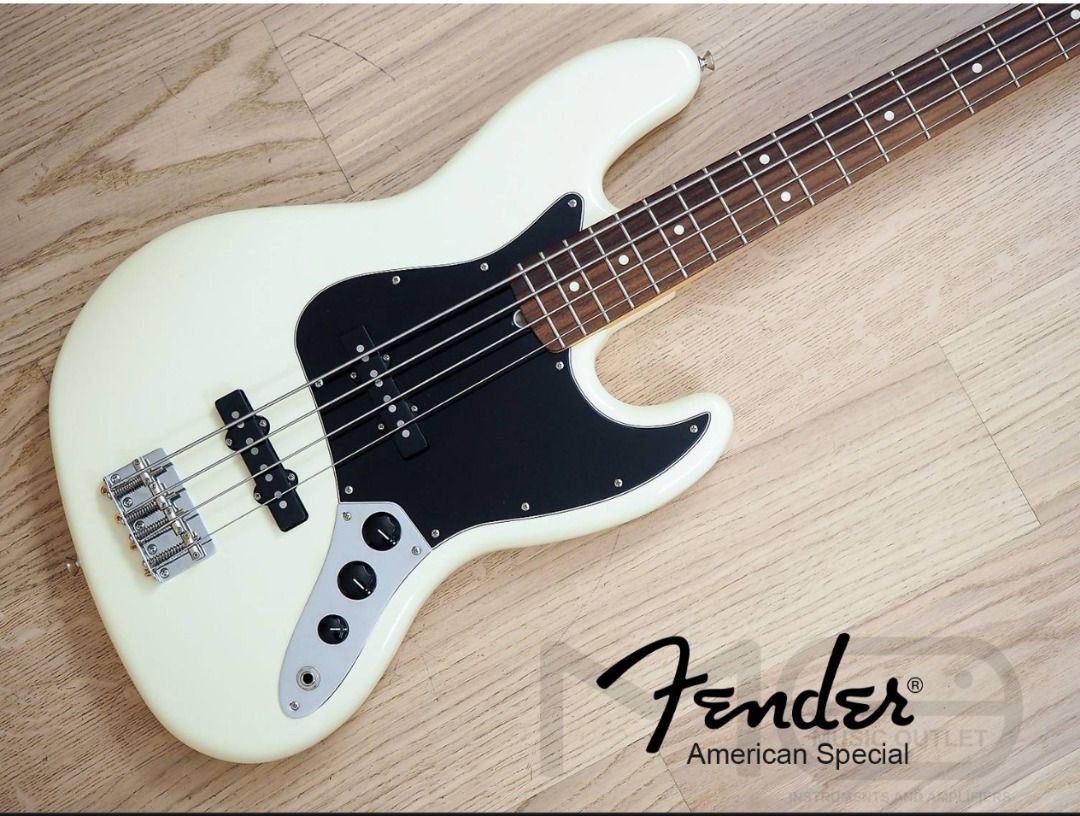 RARE - MADE IN USA - FENDER AMERICAN SPECIAL JAZZ BASS (OLYMPIC