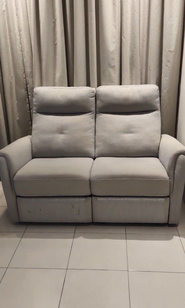 Recliner sofa, Furniture & Home Living, Furniture, Sofas on Carousell
