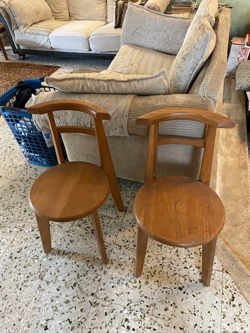 Rubber wood Chairs, Furniture & Home Living, Furniture, Chairs on Carousell