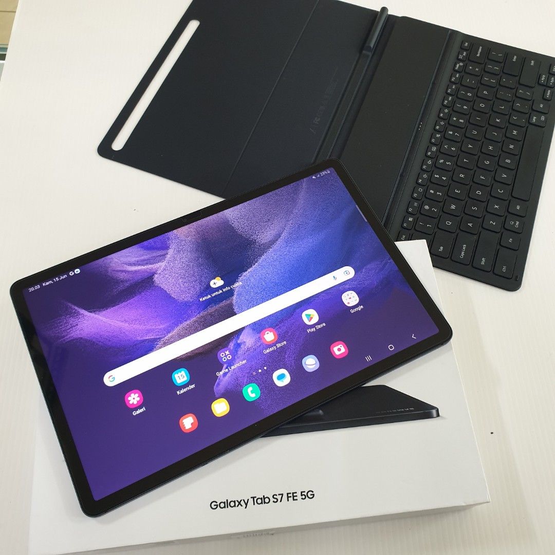 Samsung Galaxy Tab S7 FE 5G SM-T736B 6/128GB Plus Keyboard Original ...